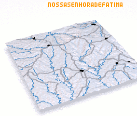 3d view of Nossa Senhora de Fátima