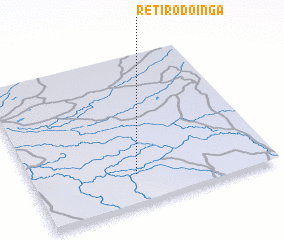 3d view of Retiro do Ingá