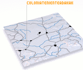 3d view of Colonia Teniente A. Dakak