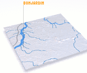 3d view of Bom Jardim