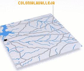 3d view of Colonia Lavalleja