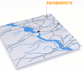 3d view of Paso Barreto