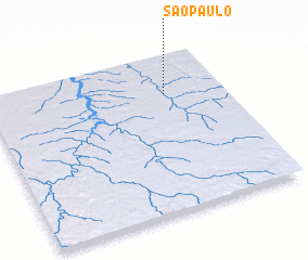 3d view of São Paulo