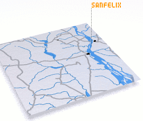 3d view of San Félix