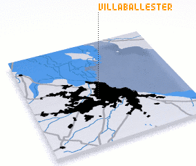 3d view of Villa Ballester