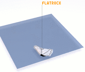 3d view of Flat Rock