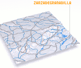 3d view of Zarza de Granadilla