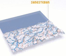 3d view of San Esteban