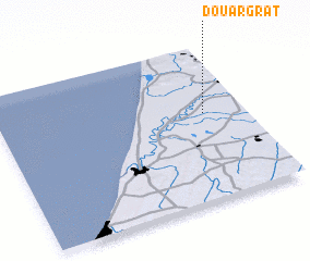 3d view of Douar Grat