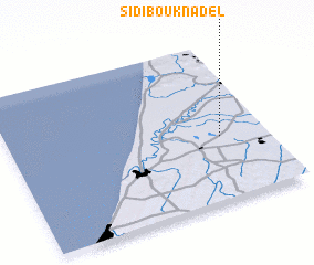 3d view of Sidi Bou Knadel