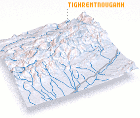 3d view of Tighremt nʼOugamh