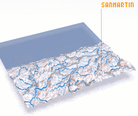 3d view of San Martín