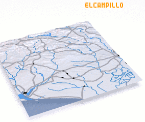 3d view of El Campillo