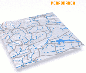 3d view of Pena Branca