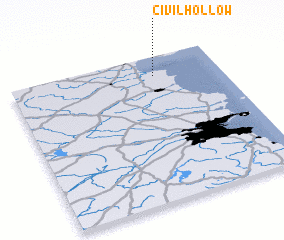 3d view of Civil Hollow