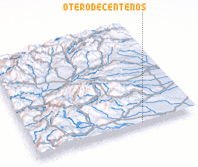 3d view of Otero de Centenos