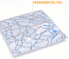 3d view of Pedraza de Yeltes