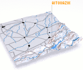 3d view of Aït Ou Azik