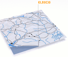 3d view of El Rocío