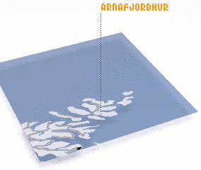 3d view of Árnafjørður