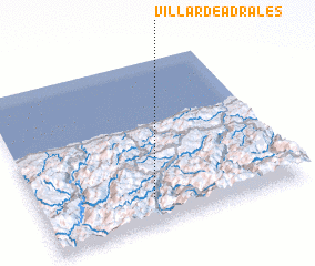 3d view of Villar de Adralés