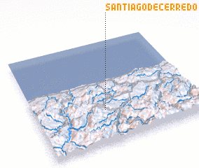 3d view of Santiago de Cerredo