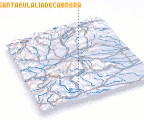 3d view of Santa Eulalia de Cabrera