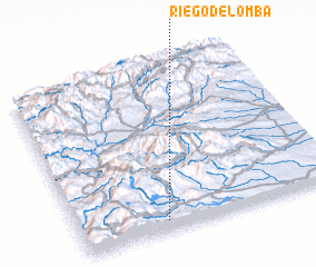 3d view of Riego de Lomba