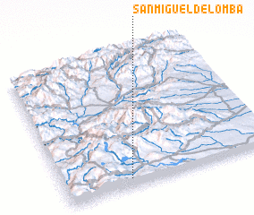 3d view of San Miguel de Lomba