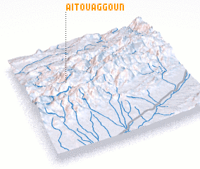 3d view of Aït Ouaggoun