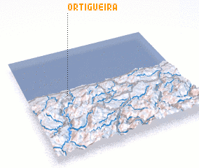 3d view of Ortigueira