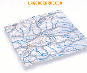 3d view of Lago de Carucedo