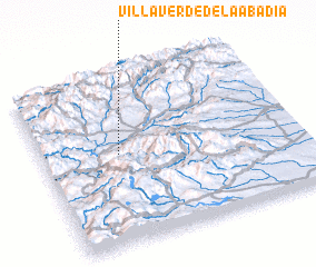 3d view of Villaverde de la Abadía