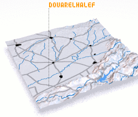 3d view of Douar el Halef