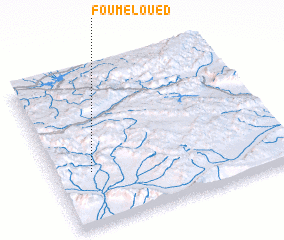 3d view of Foum el Oued