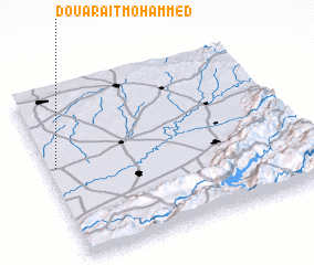 3d view of Douar Aït Mohammed