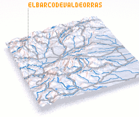 3d view of El Barco de Valdeorras