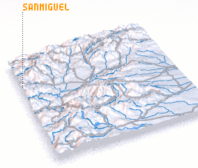 3d view of San Miguel