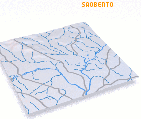 3d view of São Bento