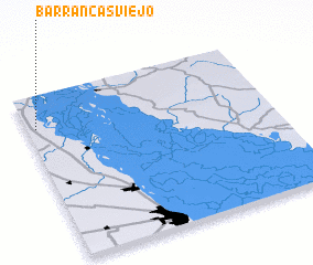 3d view of Barrancas Viejo