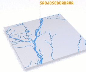 3d view of São José de Anauá