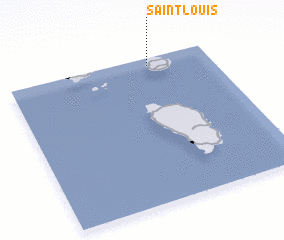 3d view of Saint-Louis