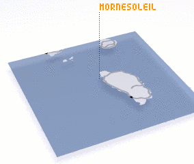 3d view of Morne Soleil