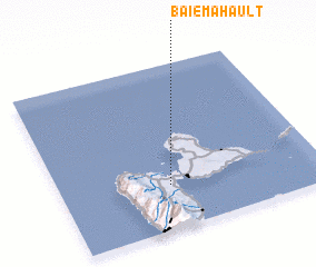 3d view of Baie-Mahault