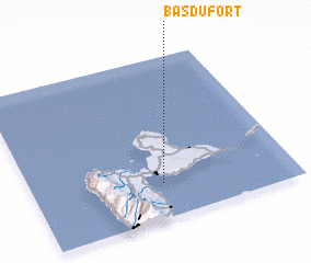 3d view of Bas du Fort