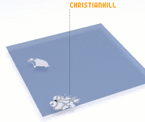 3d view of Christian Hill