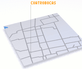 3d view of Cuatro Bocas