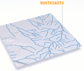 3d view of Monte Santo