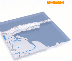 3d view of Río Grande