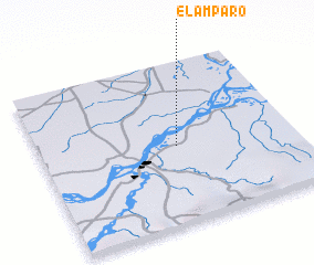 3d view of El Amparo